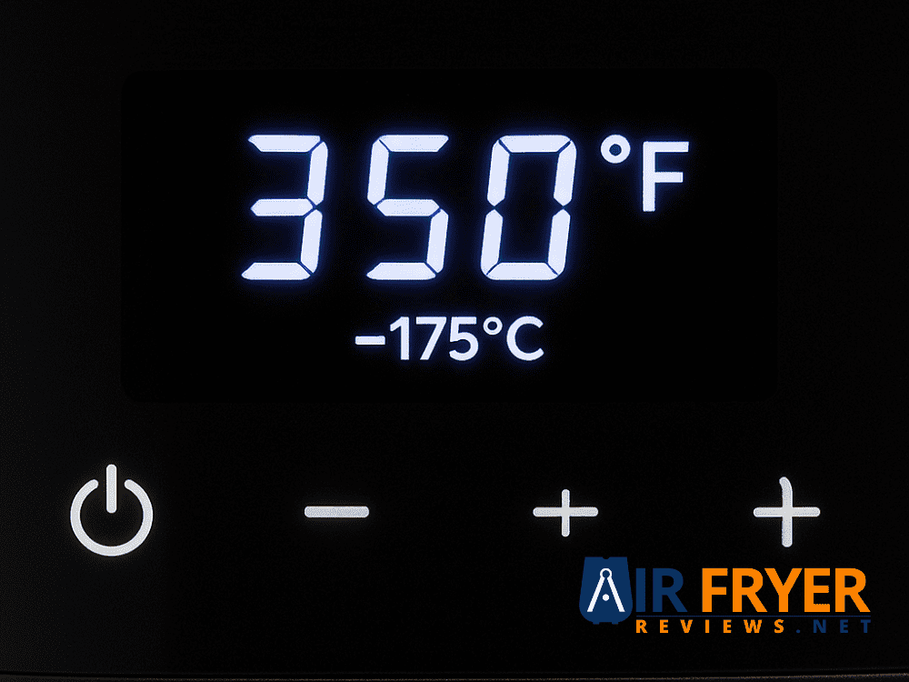 How to Cook Marie Callender’s Chicken Pot Pie in an Air Fryer? 10 Air fryer display showing 350°F 175°C Air Fryer Reviews