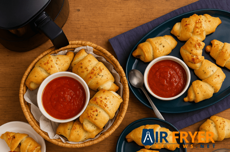 Air-Fried Pizza Crescent Rolls