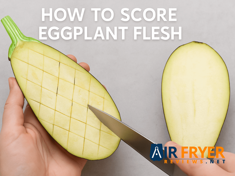 How to score eggplant flesh Air Fryer Reviews