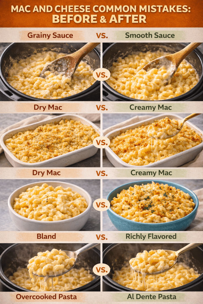Before and after mac and cheese cooking mistakes Air Fryer Reviews