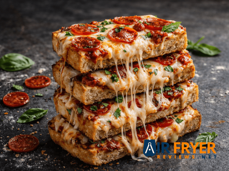 Air Fryer French Bread Pizza (Homemade&Frozen)+Troubleshooting Guide 5 Air Fryer French Bread Pizza HomemadeFrozenTroubleshooting Guide Air Fryer Reviews