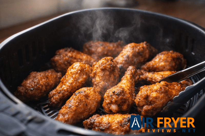 Air Fryer Reheated Wings (Quick Reference)