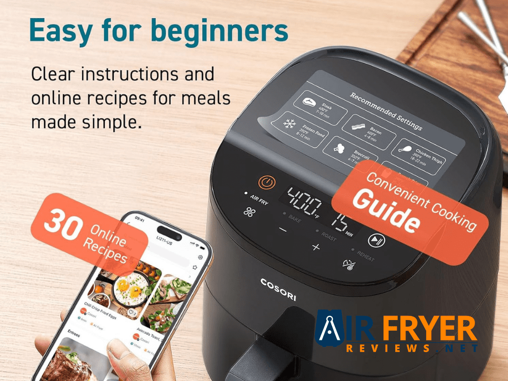COSORI 2.1 QT Mini Air Fryer: A Glimpse at Its Promise 11 COSORI 2.1 QT Small 4 in 1 Air Fryer Air Fryer Reviews