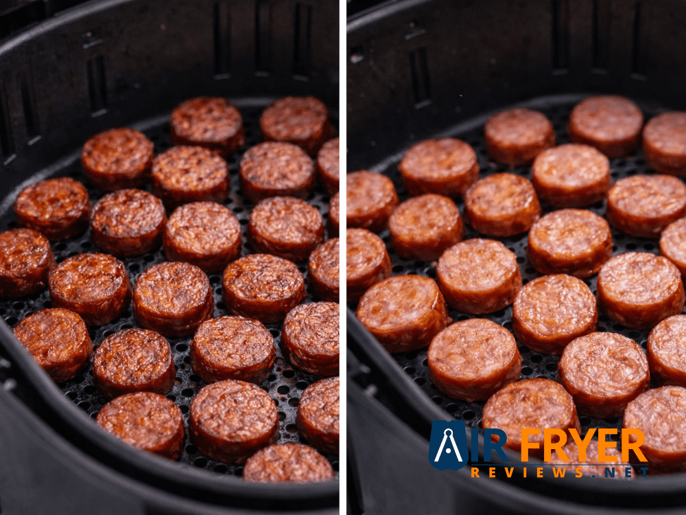 showing the crispness of smoked vs. fresh Air Fryer Reviews