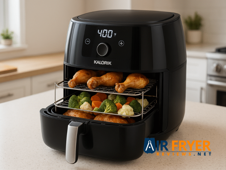 Kalorik Air Fryer with Dual Rack Complete Review, Setup and Buying Guide 5 Kalorik Air Fryer with Dual Rack Review 1 Air Fryer Reviews