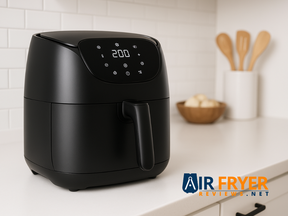 Home 16 modern air fryer on a clean kitchen counter 1 Air Fryer Reviews