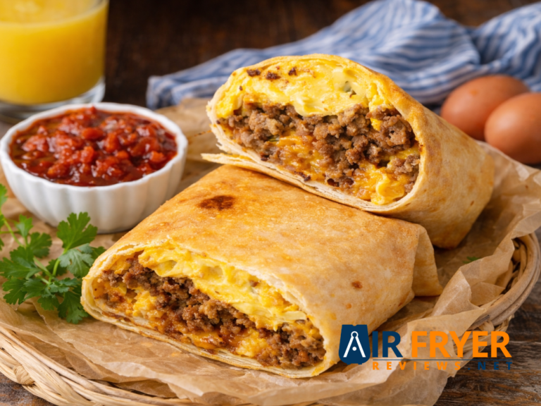 Air Fryer Breakfast Egg Burritos with Sausage Air Fryer Reviews