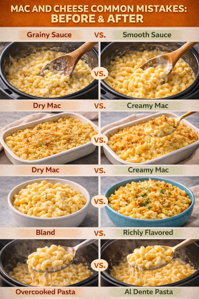 Before and after mac and cheese cooking mistakes Air Fryer Reviews