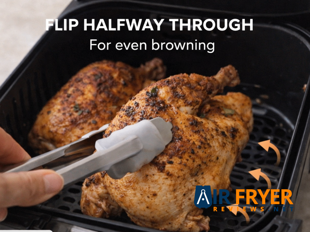 proper flipping technique for even browning Air Fryer Reviews