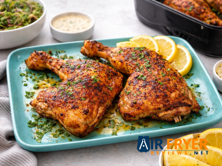 Air Fryer Chicken Leg Quarters (Never Soggy Again!) 1 Air Fryer Chicken Leg Quarters Never Soggy Again Air Fryer Reviews