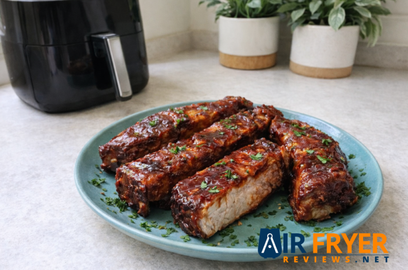 Air Fryer Country Style Ribs Recipe Card